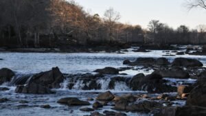 spring getaway in Broken Bow Lower Mountain Fork River scenic view
