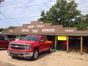 Adam and Eve’s Coffee Shop in Hochatown Broken Bow OK