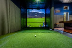Broken Bow golf getaway with private golf simulator at The Pine Reserve