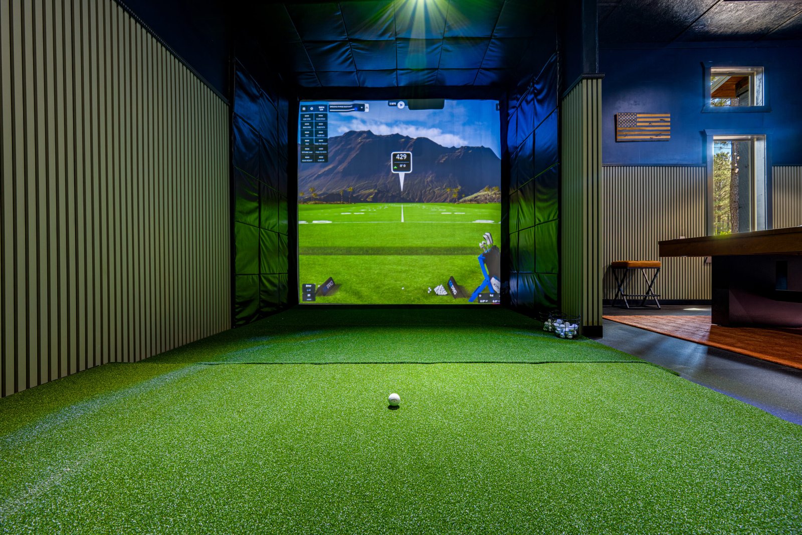 Broken Bow golf getaway with private golf simulator at The Pine Reserve