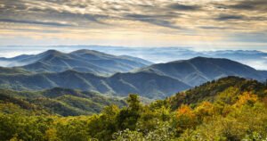 Mars Hill NC Blue Ridge Mountains scenic view